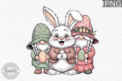 Easter Bunny Gnome Sublimation - Clipart PNG Bundle Product Image 13