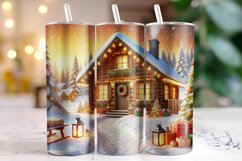 Christmas Tumbler Wrap | Christmas | Sublimation Product Image 1
