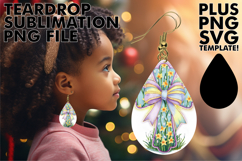 Classy Teardrop Earrings Art Ideas, Flower Cross Product Image 1