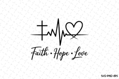 Faith .hpe .love SVG | SVG Cut files | Cricut Product Image 1