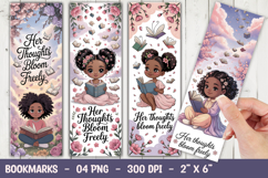Cute Black Girl Bookmark Sublimation Product Image 1