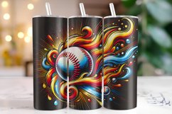 Baseball Tumbler Wrap | Sublimation | Tumblers Product Image 1