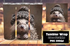 Winter-Themed Animal Wrap Design 20oz Product Image 1