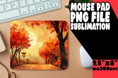 Watercolor Autumn Views Mouse Pad Product Image 1