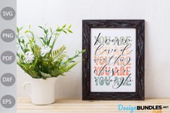 You are known, loved, worthy, chosen, enough SVG/ Funny SVG Product Image 3