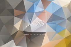 Low poly banner with geometric triangle shapes background Product Image 1