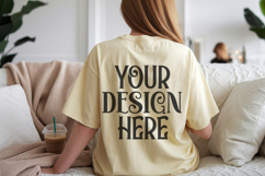 Butter Comfort Colors C1717 Shirt Mockup, CC 1717 T-shirt Product Image 1