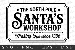 The North Santa&#039;s Svg | Christmas svg Product Image 1