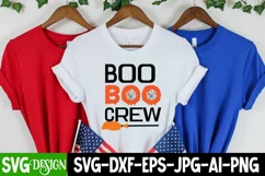 Boo Boo Crew SVG Cut File,Boo Boo Crew Sublimation Design Product Image 3