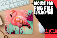Luminous MOUSE PAD Creative PNG, Flamingo Product Image 1