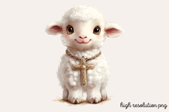Christian Rustic Easter Clipart PNG Product Image 1