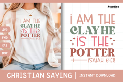 Christian Quote SVG - Faith Saying | He Is The Potter Product Image 1