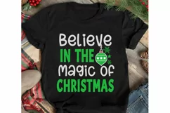 Believe in the Magic of Christmas SVG Cut File,Christmas SVG Product Image 2