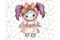 Pastel Goth Halloween PNG Clipart, Creepy Cute Art Product Image 4
