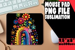 Rainbow Obsidian: Sublimation Mouse Pad Artistry Product Image 1