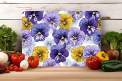 Pansy Flower Cutting Board | Cutting Board png Product Image 2