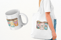 Summer Three Coffee Cups Clipart Product Image 3