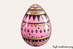 Pink Black Easter Clipart PNG Product Image 1