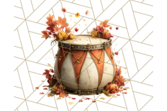 Autumn Circus Clipart Carnival Tent Fall PNG, Vintage Circus Product Image 4