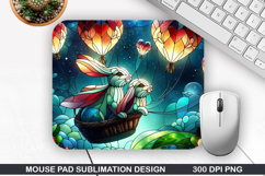 Mouse Pad Sublimation, Valentine Mouse Pad PNG Desi Product Image 1