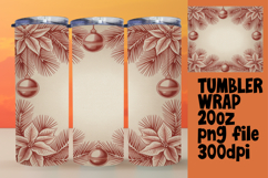 VIVID 20oz Tumbler PNG Template , Christmas Product Image 1