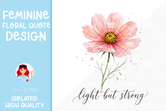 Feminine Floral Design Watercolor Flower Illustration Product Image 1