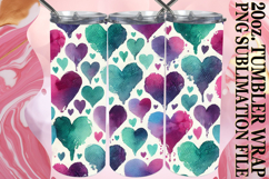 Serene Days 20oz tumbler wrap, Heart Product Image 1