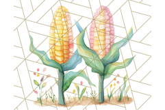 Watercolor Farm Animals PNG Clipart, Baby Nursery Decor Png Product Image 4