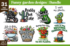 Funny Garden Bundle Humor Garden quotes Cute Plant quotes Product Image 4