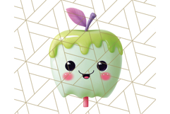 Kawaii Halloween Clipart Cute Kids and Candy Elements Png Product Image 4