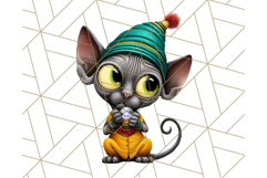 Halloween Animals in Costumes Clipart PNG, Cute Pets Art Product Image 4