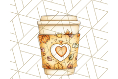 Pumpkin Spice Chibi Girls, Fall Accessories PNG, Cozy Autumn Product Image 4