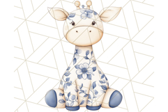 Cute Stuffed Animal Clipart, Chinoiserie Nursery Decor Png Product Image 4