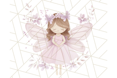 Pastel Purple Fairy Garden Clipart Enchanted Cottagecore Png Product Image 4
