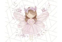 Pastel Purple Fairy Garden Clipart Enchanted Cottagecore Png Product Image 4