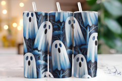 Halloween Boo Tumbler Wrap | Sublimation | Tumblers Product Image 1