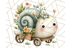 Cute Insects Clipart, Cartoon Bugs, Bug PNG Illustrations Product Image 4