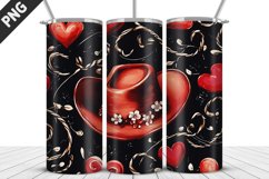 Lovely Hearts Tumbler Design | Valentine&#039;s Day Tumbler Wrap Product Image 3
