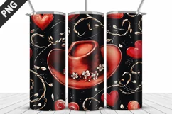 Lovely Hearts Tumbler Design | Valentine's Day Tumbler Wrap Product Image 3