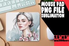 Luminous mouse PAD Artistic Style, Beauty Woman Product Image 1