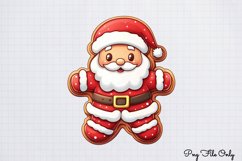 Christmas Gingerbread Clipart PNG Product Image 1