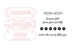 Summer Wall Decor Laser Cut SVG - Beach Sign Laser Cut Product Image 2