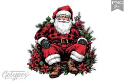Christmas Santa Clipart Design - High Quality 300 Dpi Product Image 1