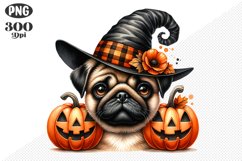 Halloween Dog Sublimation - Clipart PNG Design Product Image 1