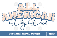 American Dog Mama Papa 4th of July USA Paw DTF PNG Bundle Product Image 5