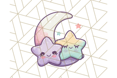 Kawaii Weather Clipart PNG, Cute Pastel Weather Icons Product Image 4