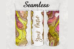 Watercolor Glitter Agate 20 oz sublimation design tumbler Product Image 1