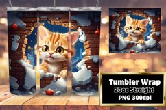 Whisker Wonderland: Kitty Tumbler Design Gems Product Image 1