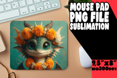 Whimsical MOUSE PAD Fun Designs, Dragon Product Image 1