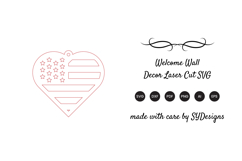 4th of July Earrings SVG Laser Cut Product Image 2